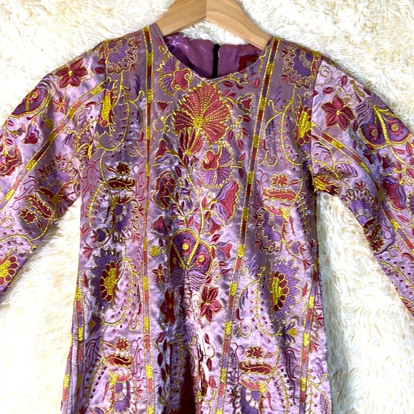 Embroidered East Indies/Middle East Dress - Picture 3 of 7